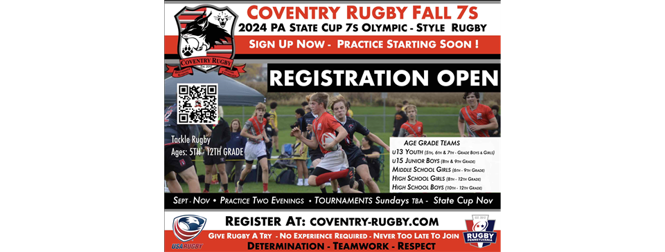 FALL 7s Registration Open NOW - CLICK TO REGISTER - VISIT PRACTICE OR JOIN